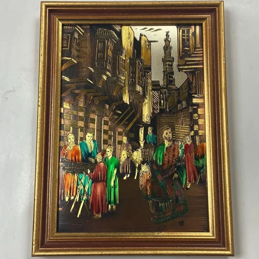 Vintage Egipto Wall Decor Frame 🖼️